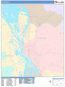 La Crosse Digital Map Color Cast Style